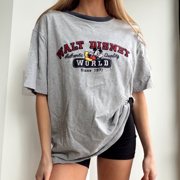 Walt Disney Tops - Walt Disney World Gray Short Sleeve Tee